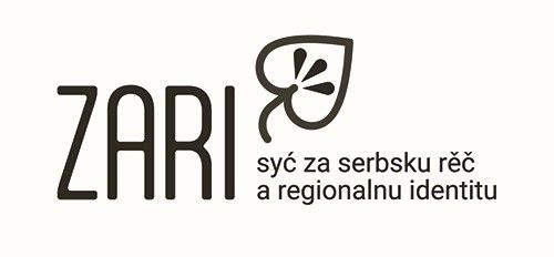 Logo Firma ZARI – syć za serbsku rěč a regionalnu identitu / Netzwerk für sorbische Sprache und regionale Identität