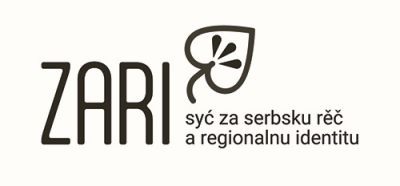 Logo Firma ZARI – syć za serbsku rěč a regionalnu identitu / Netzwerk für sorbische Sprache und regionale Identität